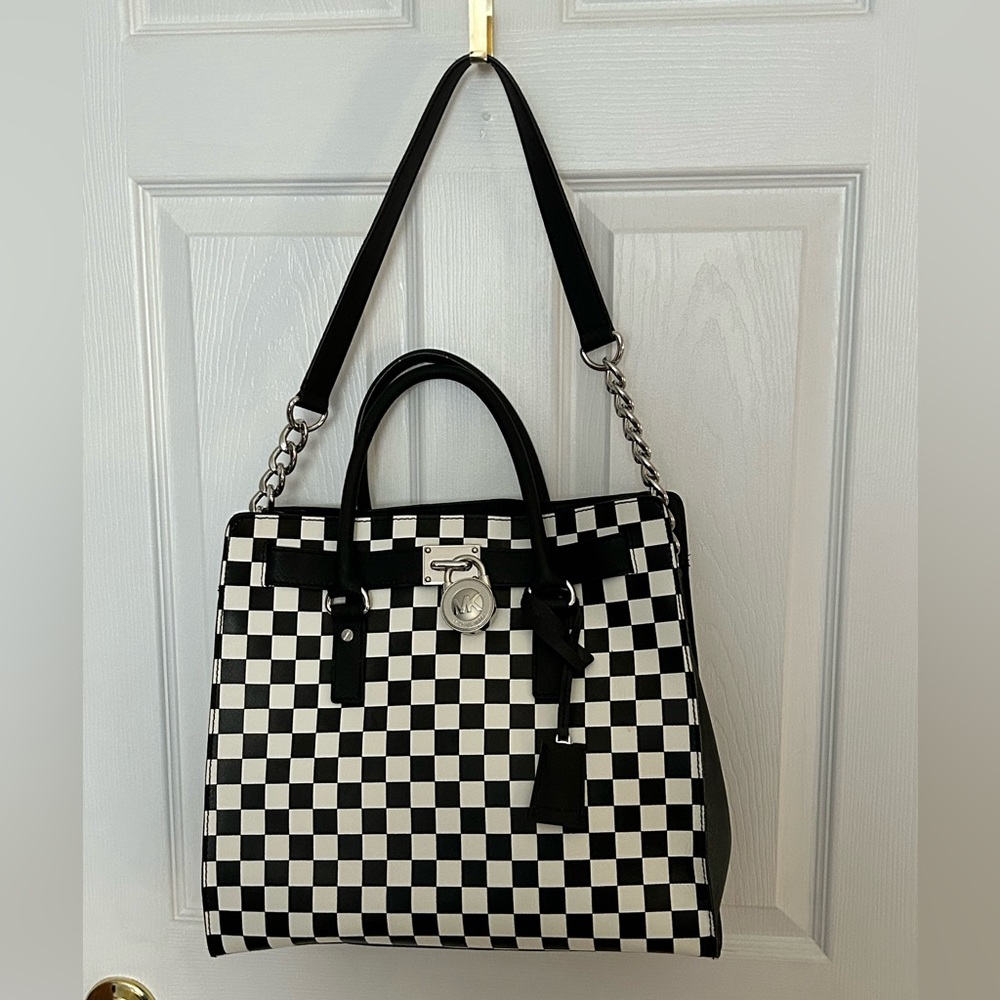 Black & White Vintage Michael Kors Handbag